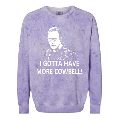 I Gotta More Cowbell Colorblast Crewneck Sweatshirt