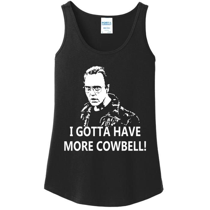 I Gotta More Cowbell Ladies Essential Tank