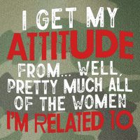 I Get My Attitude From Well Pretty Much All Of The Women IM Related To Legacy Tie Dye Trucker Hat