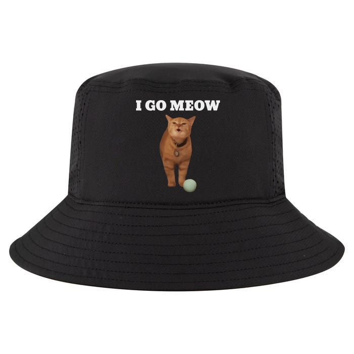 I Go Meow Cat Meme Cool Comfort Performance Bucket Hat