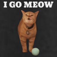I Go Meow Cat Meme Cool Comfort Performance Bucket Hat