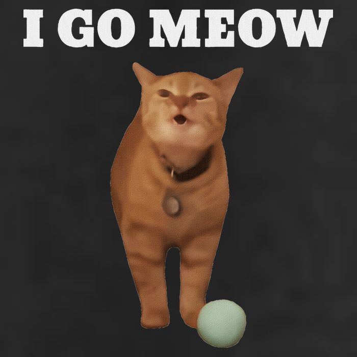 I Go Meow Cat Meme Cool Comfort Performance Bucket Hat