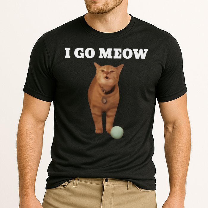 I Go Meow Cat Meme Performance Shirt