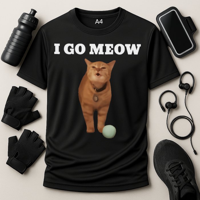 I Go Meow Cat Meme Performance Shirt