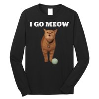 I Go Meow Cat Meme Long Sleeve Shirt
