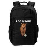 I Go Meow Cat Meme Backpack