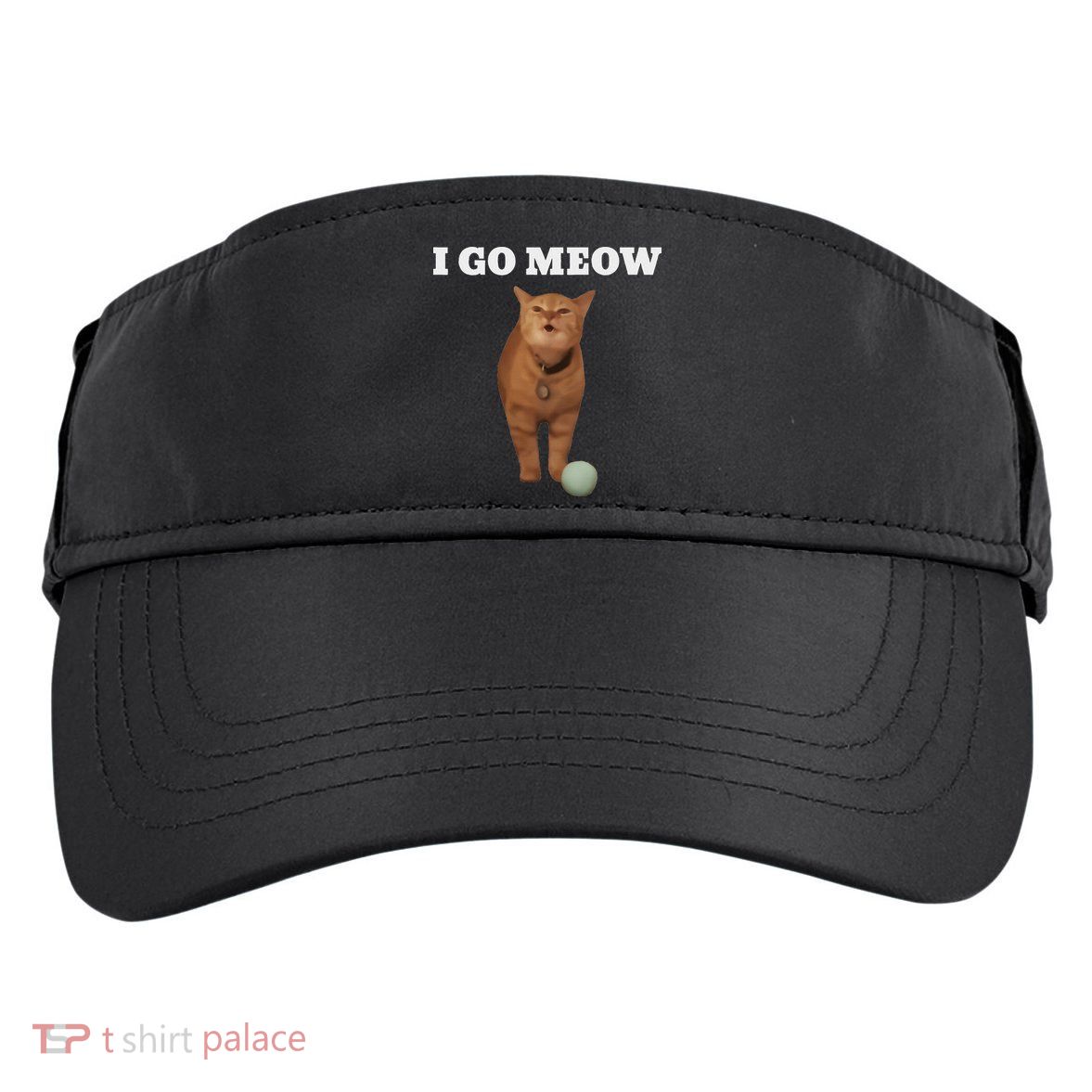 I Go Meow Cat Meme Adult Drive Performance Visor