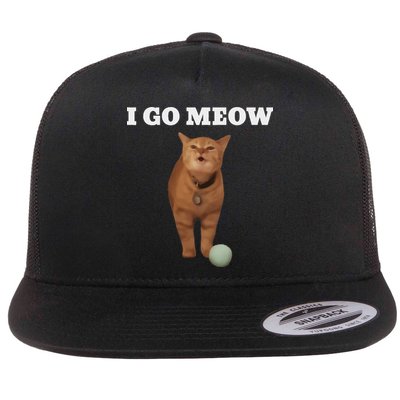 I Go Meow Cat Meme Flatbill Hat