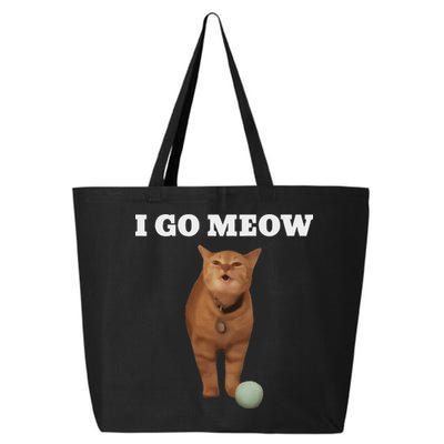 I Go Meow Cat Meme 25L Jumbo Tote