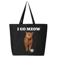 I Go Meow Cat Meme 25L Jumbo Tote