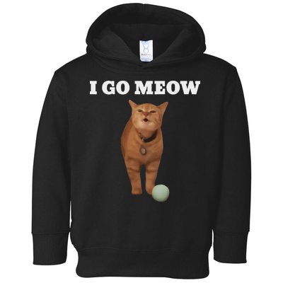 I Go Meow Cat Meme Toddler Hoodie