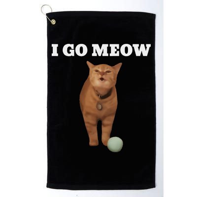 I Go Meow Cat Meme Golf Towel