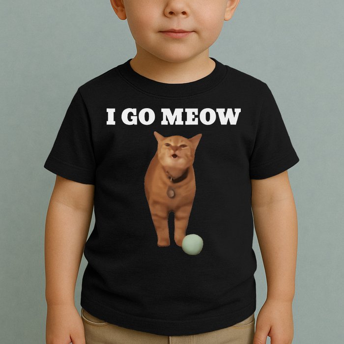 I Go Meow Cat Meme Toddler T-Shirt