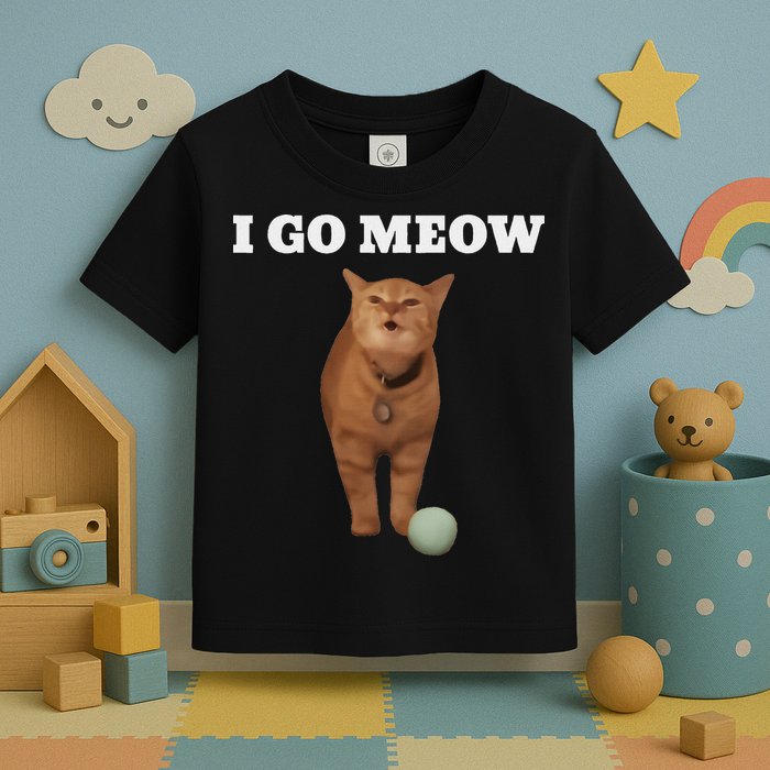 I Go Meow Cat Meme Toddler T-Shirt