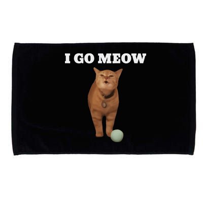 I Go Meow Cat Meme Microfiber Hand Towel