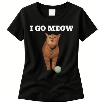 I Go Meow Cat Meme Womens T-Shirt