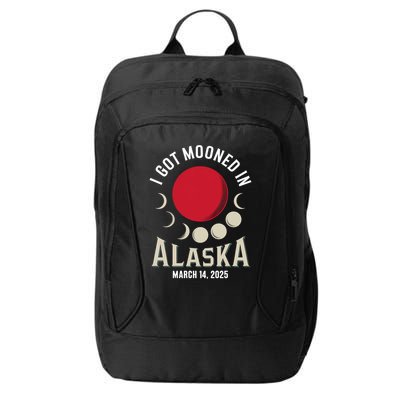 I Got Mooned In Alaska March 2025 Lunar Eclipse Blood Moon Gift City Backpack
