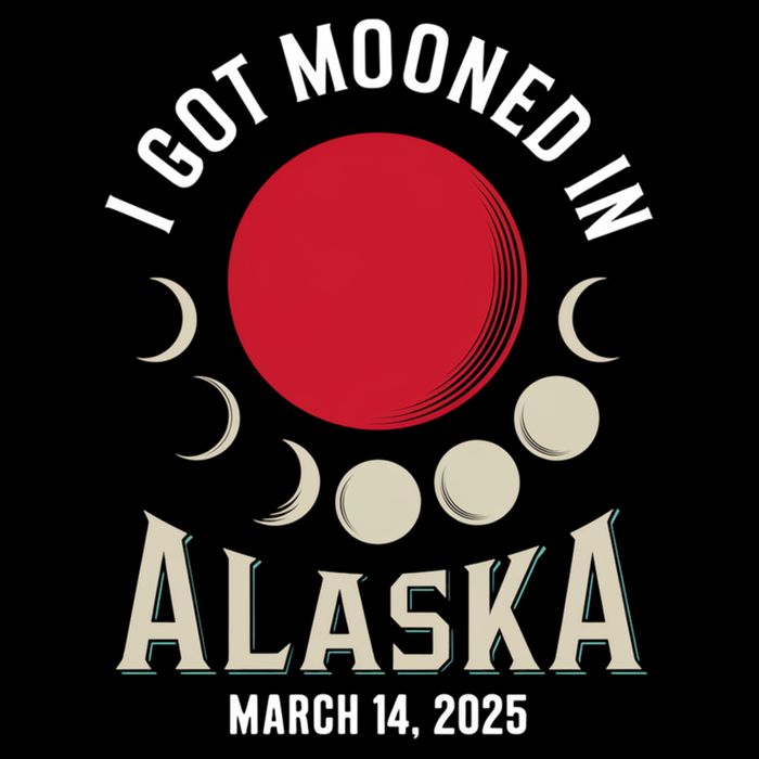 I Got Mooned In Alaska March 2025 Lunar Eclipse Blood Moon Gift Backpack