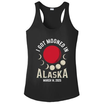 I Got Mooned In Alaska March 2025 Lunar Eclipse Blood Moon Gift Ladies PosiCharge Competitor Racerback Tank