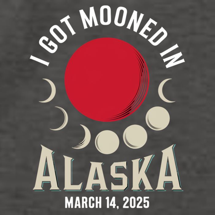 I Got Mooned In Alaska March 2025 Lunar Eclipse Blood Moon Gift Vector Backpack