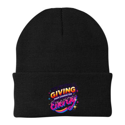 Its Giving Main Character Energy Viral Tiktok Phrase Motivational Self Empower Beanie