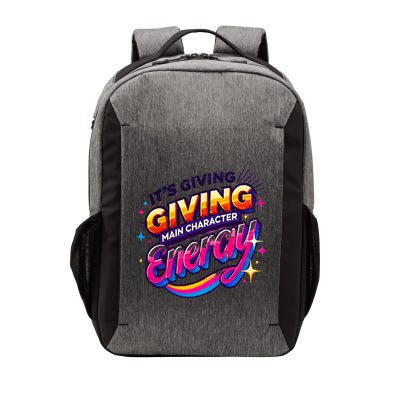 Its Giving Main Character Energy Viral Tiktok Phrase Motivational Self Empower Vector Backpack