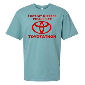 I Got My Nipples Pierced At Toyotathon Sueded Cloud Jersey T-Shirt