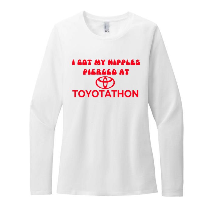 I Got My Nipples Pierced At Toyotathon Womens CVC Long Sleeve Shirt