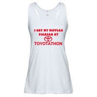 I Got My Nipples Pierced At Toyotathon Ladies Essential Flowy Tank