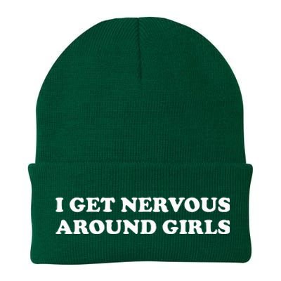 I Get Nervous Around Knit Cap Winter Beanie