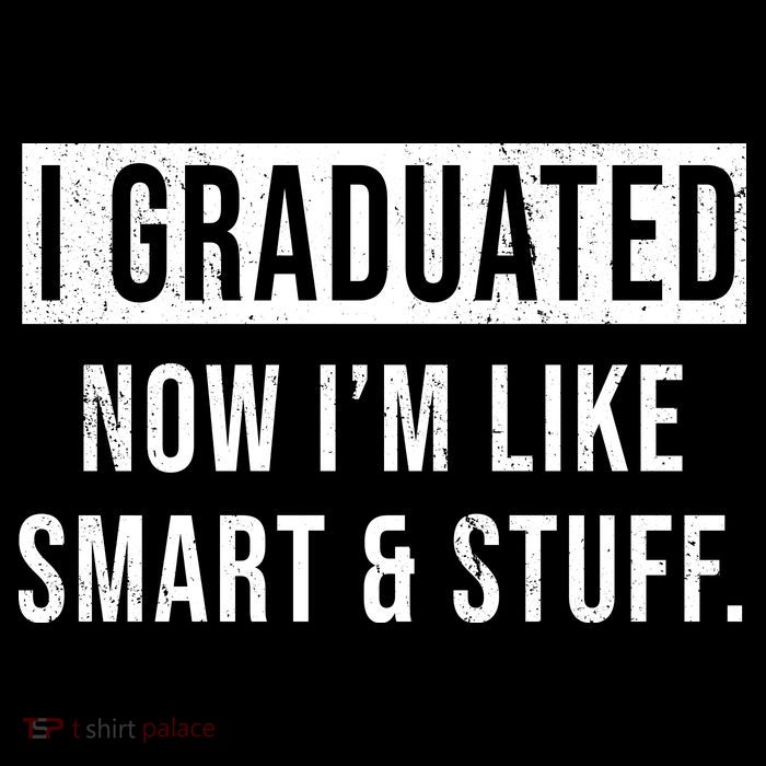 I Graduated Now I'm Like Smart And Stuff Full-Length Apron With Pockets