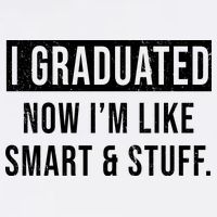 I Graduated Now I'm Like Smart And Stuff Garment-Dyed Sweatshirt