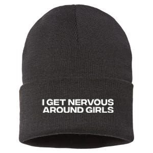 I Get Nervous Around Sustainable Knit Beanie