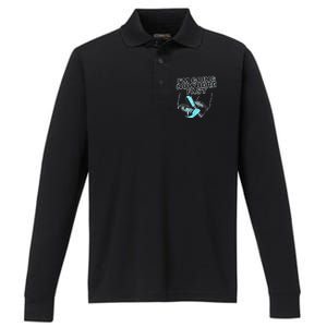 Im Going Nowhere Fast Performance Long Sleeve Polo