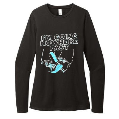 Im Going Nowhere Fast Womens CVC Long Sleeve Shirt