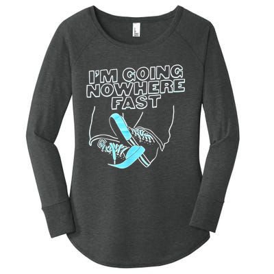 Im Going Nowhere Fast Women's Perfect Tri Tunic Long Sleeve Shirt