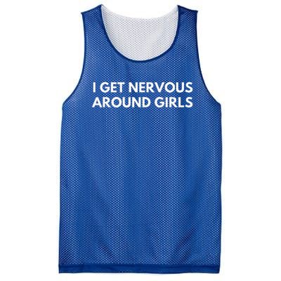 I Get Nervous Around Mesh Reversible Basketball Jersey Tank