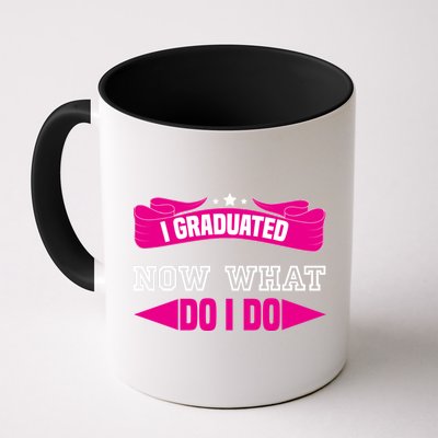 I GRADUATED NOW WHAT EDUCATION T Mug