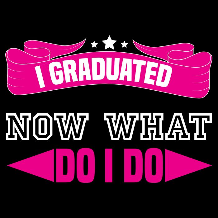 I GRADUATED NOW WHAT EDUCATION T Bag