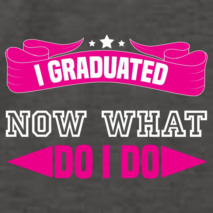 I GRADUATED NOW WHAT EDUCATION T Vector Backpack