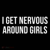 I Get Nervous Around Girl High Crown Mesh Back Trucker Hat