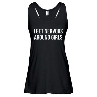 I Get Nervous Around Girl Ladies Essential Flowy Tank