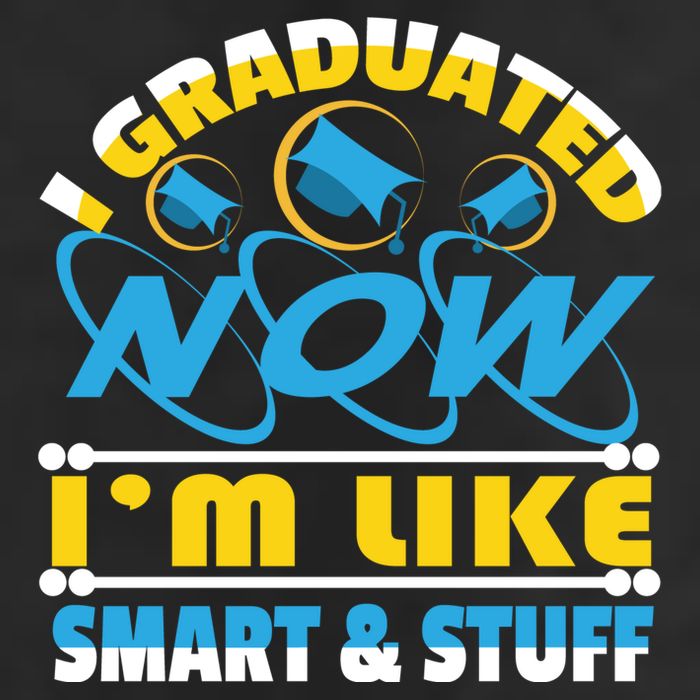 I Graduated Now Im Like Smart And Stuff Microfiber Hand Towel