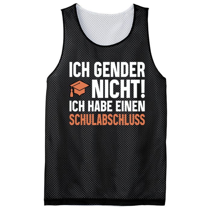 Ich Gender Nicht Ich Habe Einen Schulabschluss Mesh Reversible Basketball Jersey Tank