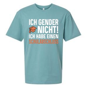 Ich Gender Nicht Ich Habe Einen Schulabschluss Sueded Cloud Jersey T-Shirt