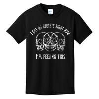 I Got No Regrets Right Now Im Feeling This Pop Punk Kids T-Shirt