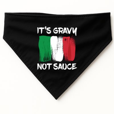 Its Gravy Not Sauce Ll Italian Food Lovers Great Gift USA-Made Doggie Bandana