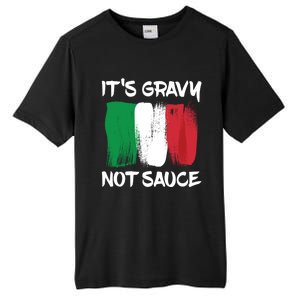 Its Gravy Not Sauce Ll Italian Food Lovers Great Gift Tall Fusion ChromaSoft Performance T-Shirt