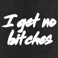 I Get No Bitches Funny Ironic Meme Trendy Quote Gift Adult Drive Performance Visor