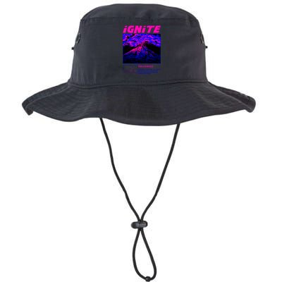 Ignite Volcano Illustration Legacy Cool Fit Booney Bucket Hat